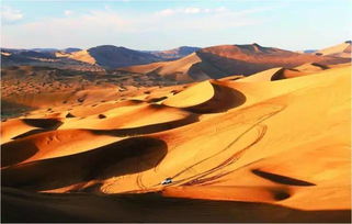 阿拉伯地区沙漠，神秘的金色之地